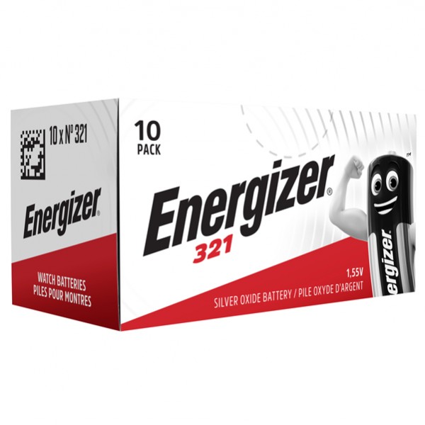Micropila Watch 321 - a pastiglia - ossido argento - Energizer Micropila Watch 321 - a pastiglia - ossido argento - Energizer