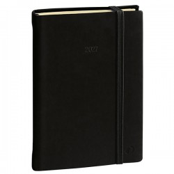 Agenda settimanale Ministro Prestige 2027 - 16 x 24 cm - silk nero - Quo Vadis