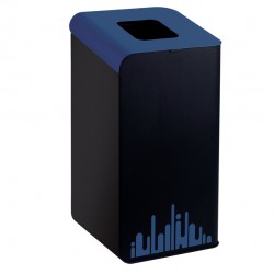 Gettacarte Rubik Evo - per raccolta differenziata - 80 L - blu - Medial