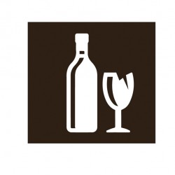 Etichetta adesiva raccolta differenziata - con icona 