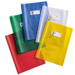 Coprimaxi Emysilk - 21 x 30cm - PVC - 180 mic - c/alette - goffrato - azzurro trasparente - Colorosa