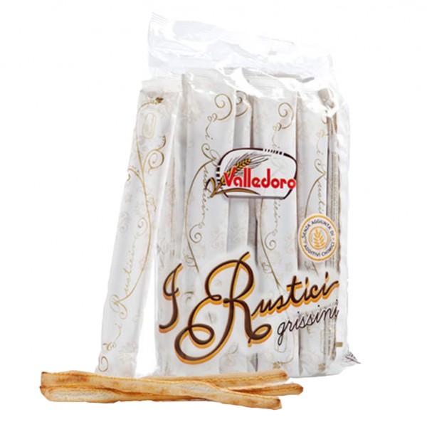 Grissini Rustici - 300 gr - multipack 12 monoporzioni - Valledoro Grissini Rustici - 300 gr - multipack 12 monoporzioni - Valledoro