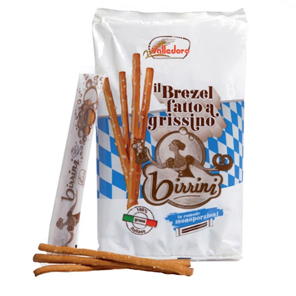 Grissini Birrini - 240 gr - multipack 13 monoporzioni - Valledoro Grissini Birrini - 240 gr - multipack 13 monoporzioni - Valledoro