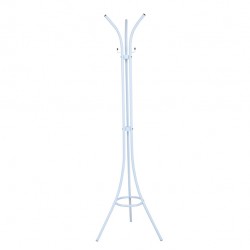 Appendiabiti - 3 supporti - 175 cm - acciaio - bianco - King Collection