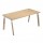 Scrivania Woody Superior - 180 x 80 x 72,5 cm - piano rovere