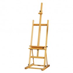 Cavalletto Studio - legno di  faggio - altezza tela max 140 cm - 47 x 57 x 185 cm - DOM