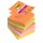 Blocco Post-it Super Sticky Z Notes - R330-5SS-BOOS - 76 x 76 mm - colori Boost - 90 fogli - Post-it - conf. 5 pezzi