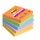 Blocco Post-it Super Sticky - 654-5SS-BOOS - 76 x 76 mm - colori Boost - 90 fogli - Post-it - conf. 5 pezzi