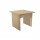 Scrivania Operativa Agorà Basic - fianchi melaminico - 80 x 80 x H 73 cm - rovere