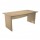 Scrivania Operativa Agorà Basic - fianchi melaminico - 140 x 80 x H 73 cm - rovere
