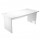 Scrivania Operativa Agorà Basic - fianchi melaminico - 160 x 80 x H 73 cm - bianco