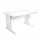 Scrivania Operativa Agorà Basic - fianchi a L melaminico - 120 x 80 x H 73 cm - bianco