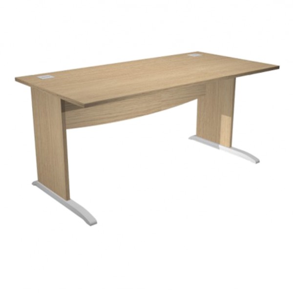 Scrivania Operativa Agorà Basic - fianchi a L melaminico - 140 x 80 x H 73 cm - rovere Scrivania Operativa Agorà Basic - fianchi a L melaminico - 140 x 80 x H 73 cm - rovere