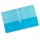 Cartella con doppia tasca Plastidea - A4 - PP - blu - Iternet - conf. 5 pezzi