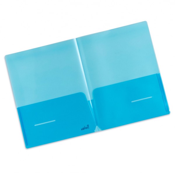 Cartella con doppia tasca Plastidea - A4 - PP - blu - Iternet - conf. 5 pezzi Cartella con doppia tasca Plastidea - A4 - PP - blu - Iternet - conf. 5 pezzi
