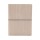 Taccuino Evo Ciak - 15 x 21 cm - fogli bianchi - copertina rosa antico - In Tempo