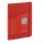 Taccuino Ecoqua Plus - con elastico - rilegatura cucita - A5 - 5 mm - 80 fogli - righe - lampone - Fabriano