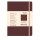 Taccuino Ispira - con elastico - copertina flessibile - A5 - 96 fogli - puntinato - marrone - Fabriano
