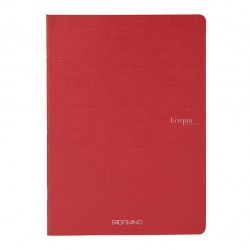 Maxiquaderno Ecoqua original PM - A4  - 1 rigo - 40 fogli - rosso scuro - 90gr - Fabriano