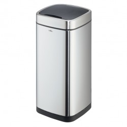 Cestino no touch - con sensore - 30,5 x 30,5 x 69 cm - 35 lt - argento metallizzato - Durable