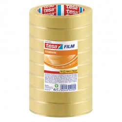 Nastro adesivo Tesafilm - 19 mm x 66 m - PP - trasparente - Tesa - torre 8 pezzi