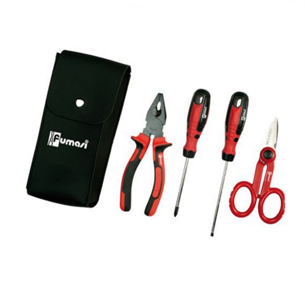 Trousse 4 utensili - per elettricista - similpelle - Melchioni Family Trousse 4 utensili - per elettricista - similpelle - Melchioni Family
