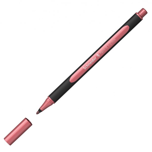 Pennarello Metallic Liner 020 - punta 1,2 mm - rosso - Schneider Pennarello Metallic Liner 020 - punta 1,2 mm - rosso - Schneider