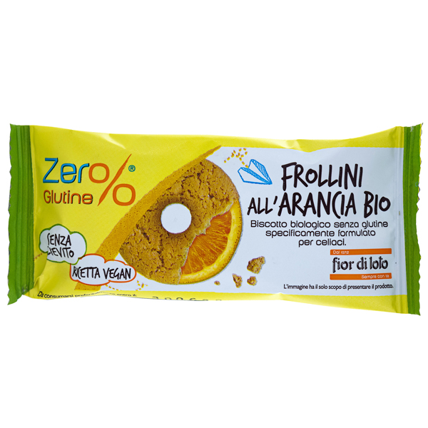 Frollini - arancia - monoporzione da 30 gr - Zer%glutine Frollini - arancia - monoporzione da 30 gr - Zer%glutine