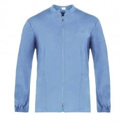 Casacca Gabriele - da uomo - manica lunga - taglia L - azzurro - Giblor's