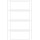Etichette adesive a modulo continuo TT951-2 - in carta - corsia singola - permanenti - 140 x 60 mm - 4 et/fg - 100 fogli - bianco - Markin