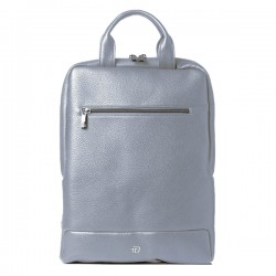 Zaino slim Gate Trended - 28 x 38 x 10 cm - ecopelle - azzurro - In Tempo