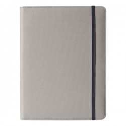 Portablocco Meet - con elastico - 31 x 25 x 1,4 cm - grigio - In Tempo