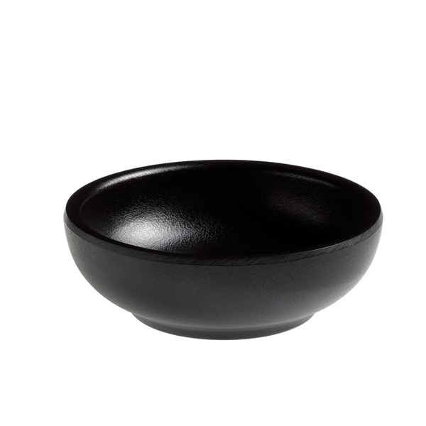 Ciotolina tonda fingerfood - Ø 7 x 3,5 cm - melamina - nero - Leone Ciotolina tonda fingerfood - Ø 7 x 3,5 cm - melamina - nero - Leone
