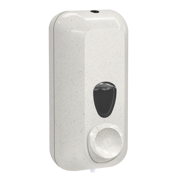 Dispenser per sapone liquido Woodplastic - 228 x 90 x 102 mm - capacità 0,55 L - bianco - Mar Plast Dispenser per sapone liquido Woodplastic - 228 x 90 x 102 mm - capacità 0,55 L - bianco - Mar Plast