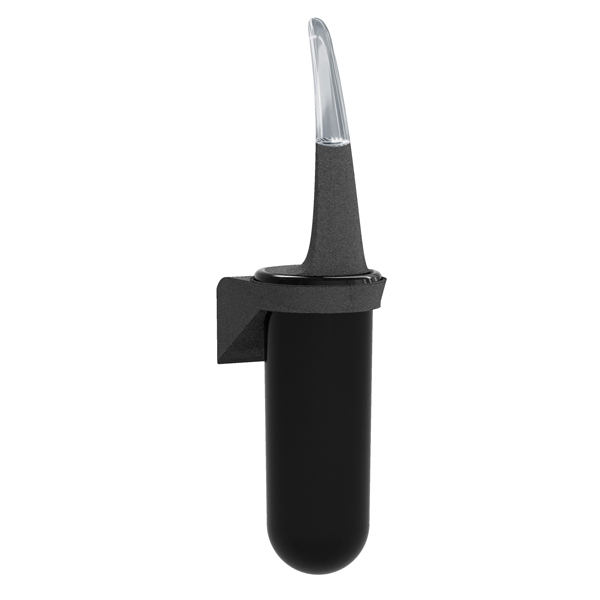 Portascopino da parete Skin - 38,6 x 11,3 x 9,3 cm - pietra/nero - Mar Plast Portascopino da parete Skin - 38,6 x 11,3 x 9,3 cm - pietra/nero - Mar Plast