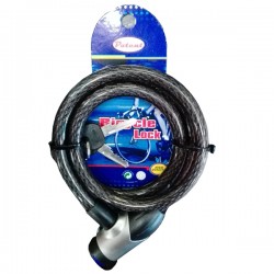 Lucchetto a spirale - a 2 chiavi - Ø 12 x 1000 mm - Metalplus