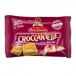 Croccantelle - in sacchetto - 35 gr - gusto bacon - Forno Damiani
