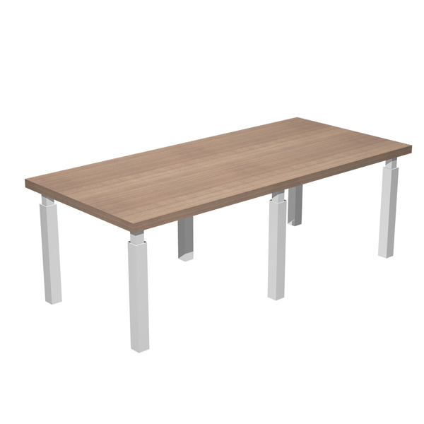 Tavolo riunione Prestige Quadro - 220 x 100 cm - ciliegio arabis/bianco Tavolo riunione Prestige Quadro - 220 x 100 cm - ciliegio arabis/bianco
