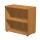 Armadio modulare - basso a giorno - 90 x 44 x 85 cm - noce chiaro