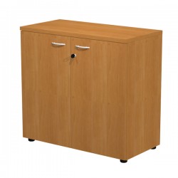 Armadio modulare - ante battenti - 90 x 44 x 85 cm - noce chiaro