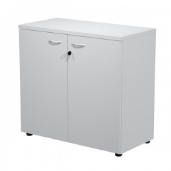 Armadio modulare - ante battenti - 90 x 44 x 85 cm - grigio