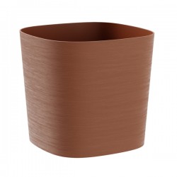 Vaso quadrato Capri - 26 L - terracotta - TeraPlast