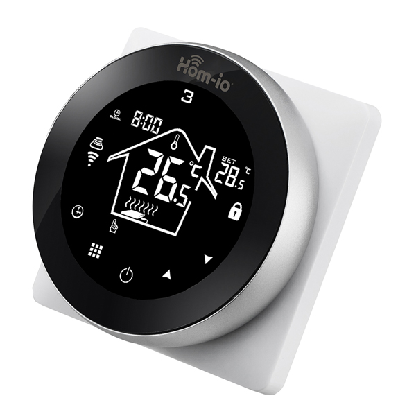 Cronotermostato WiFi Plus - con kit scatola 503 - Hom-io Cronotermostato WiFi Plus - con kit scatola 503 - Hom-io