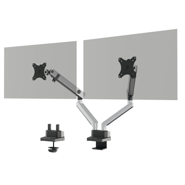 Braccio porta monitor Select Plus 5097-23 - per 2 monitor - Durable Braccio porta monitor Select Plus 5097-23 - per 2 monitor - Durable