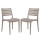 Sedia Firenze - 49 x 51 x 80 cm - polipropilene - juta - Grandsoleil - conf. 2 pezzi