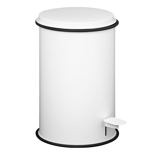 Pattumiera - 5 L - acciaio inox - bianco - Laminart Pattumiera - 5 L - acciaio inox - bianco - Laminart