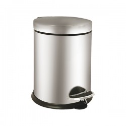Pattumiera a pedale Bin Basic - 3 L - acciaio inox - Medial