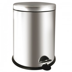Pattumiera a pedale Bin Basic - 12 L - acciaio inox - Medial