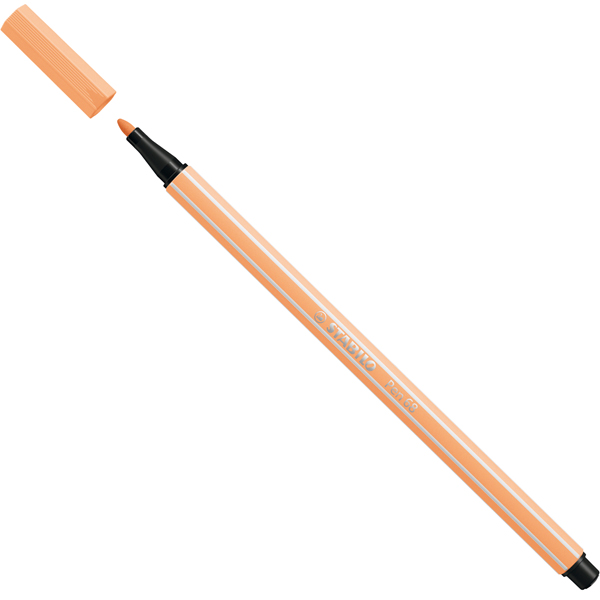 Pennarello Pen 68 - arancione pastello - 25 - Stabilo Pennarello Pen 68 - arancione pastello - 25 - Stabilo
