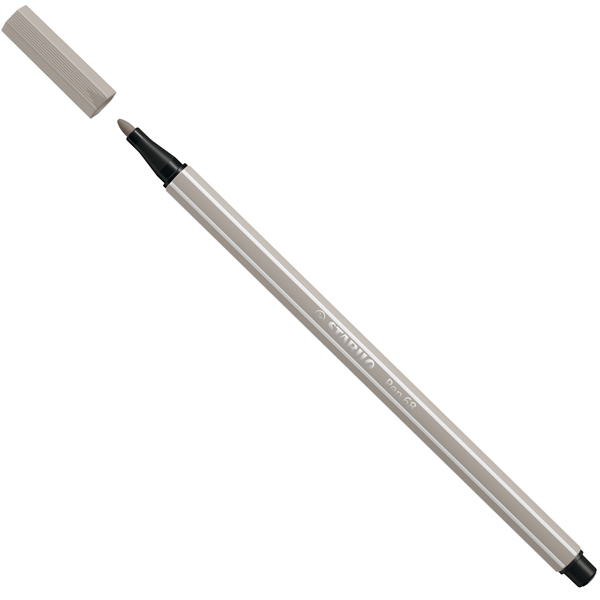 Pennarello Pen 68 - grigio caldo - 93 - Stabilo Pennarello Pen 68 - grigio caldo - 93 - Stabilo
